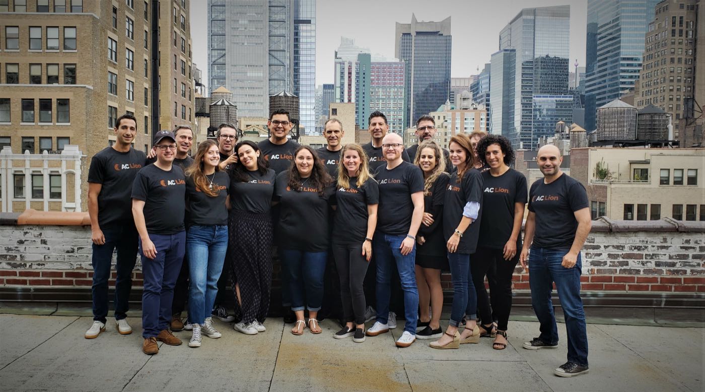 AC Lion team on the NYC rooftop